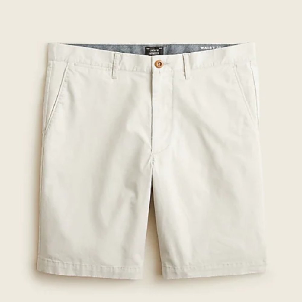 J Crew - 9" Stretch Chino Shorts